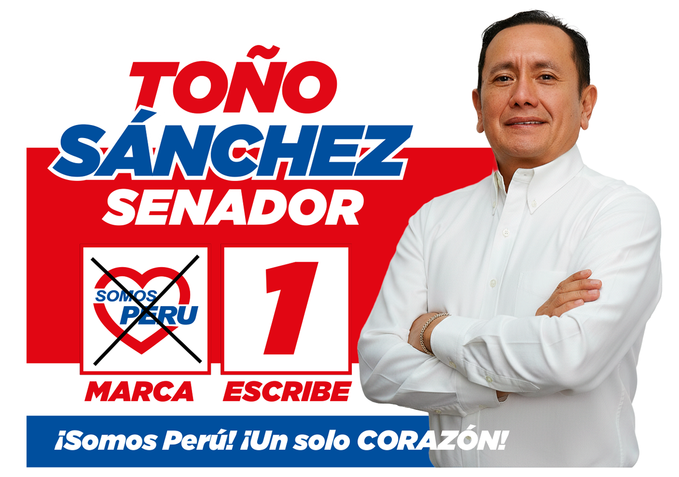 Toño Sánchez — Senador N.° 1